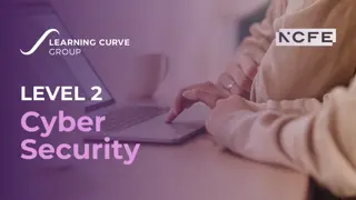 Level 2 Certificate in Cyber Security